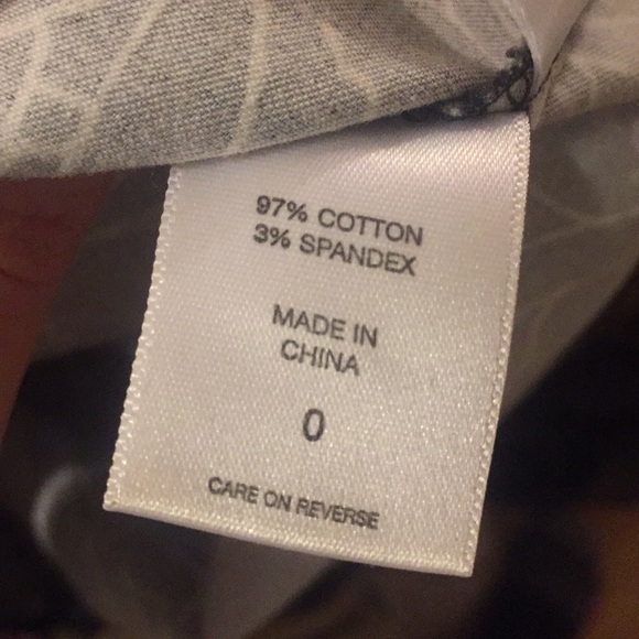 NY&C floral pattern B&W pencil skirt - Sz. 0 - Picture 4 of 5